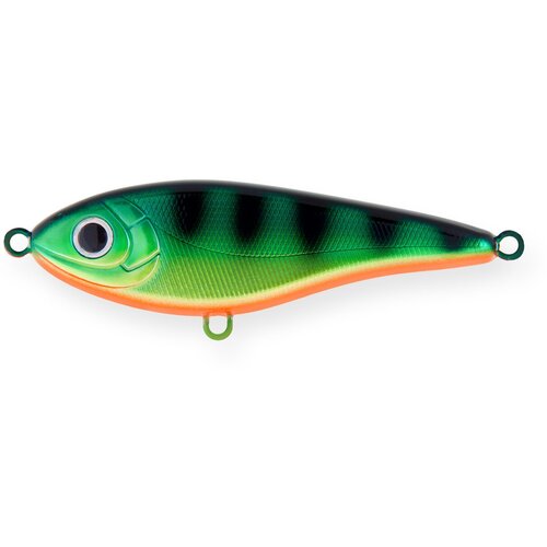 Воблер Джеркбейт Strike Pro Tiny Buster, 68 мм, 10,3 гр. A45T Natural Perch/ EG-149#A45T воблер джеркбейт strike pro tiny buster 68 мм 10 3 гр gc09g