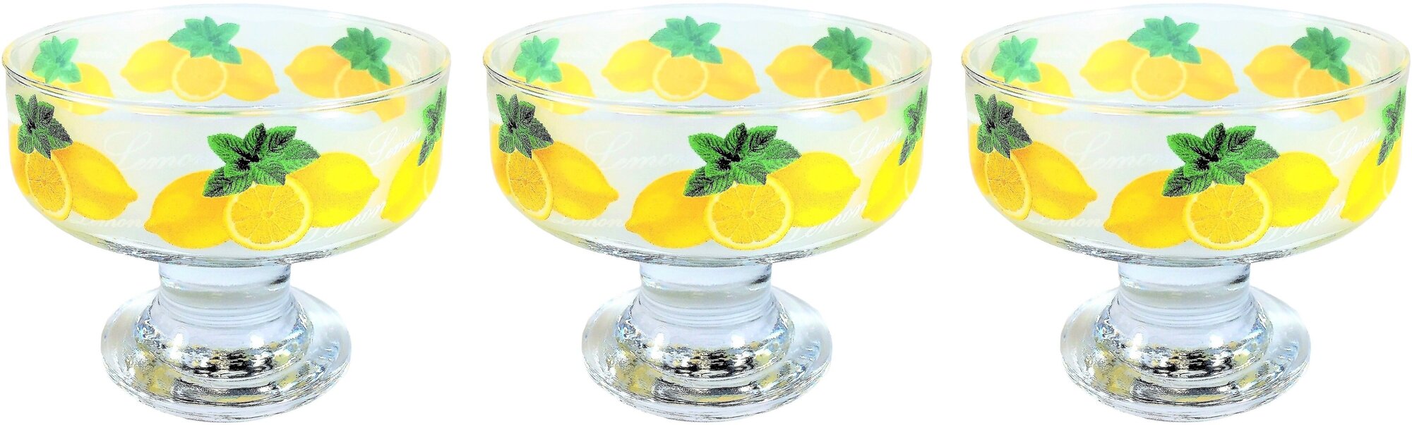 фото Набор 3шт креманок