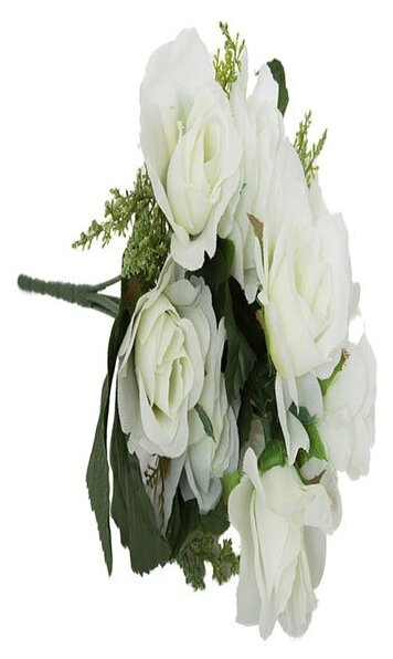 Розы белые (букет) / Искусственные растения для декора / декор для дома