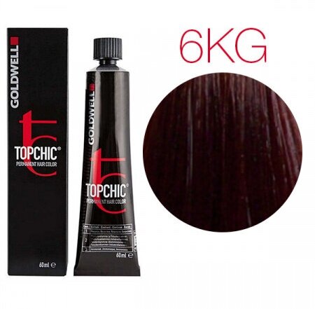 Goldwell Topchic - Краска для волос 6KG медный темно-золотистый 60 мл