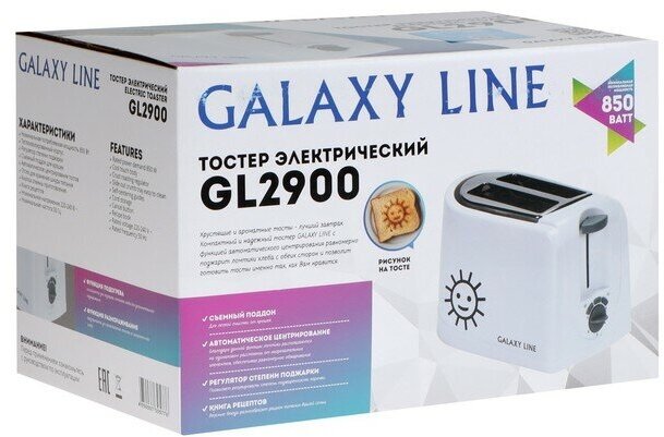 Тостер Galaxy GL 2900 - фото №8