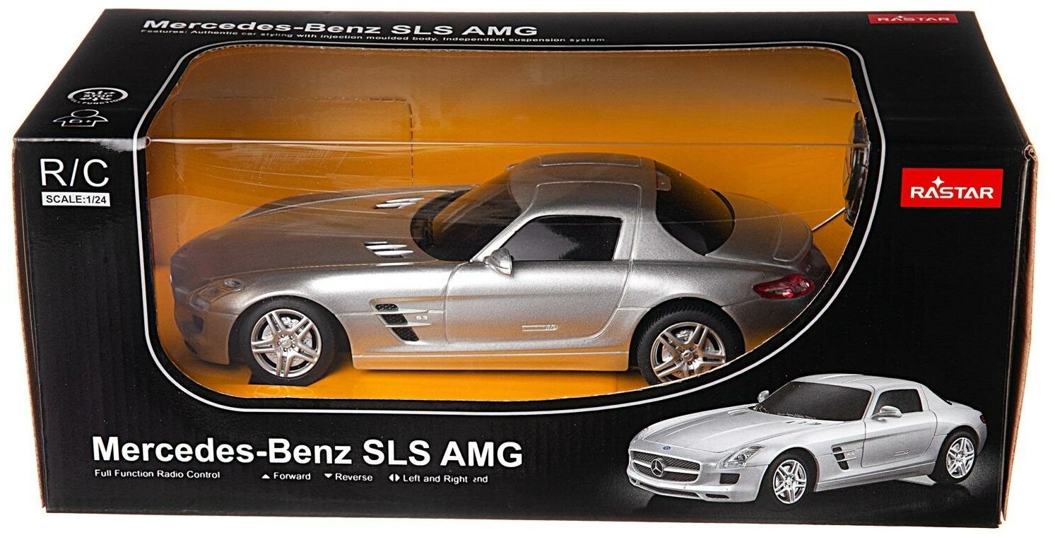 Легковой автомобиль Rastar Mercedes-Benz SLS AMG (40100) 1:24 19