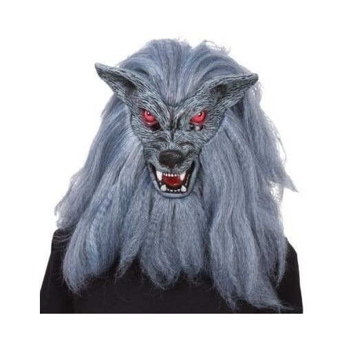 фото Маска "волк с серой гривой" (арт. пк086) i-brigth company