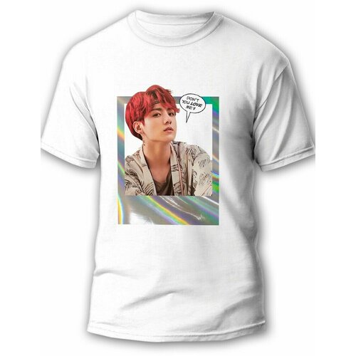 фото Футболка будь на стиле, футер, размер l, белый