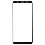 Защитное стекло полноклеевое FULL SCREEN для Samsung Galaxy J8 (2018) черное - изображение