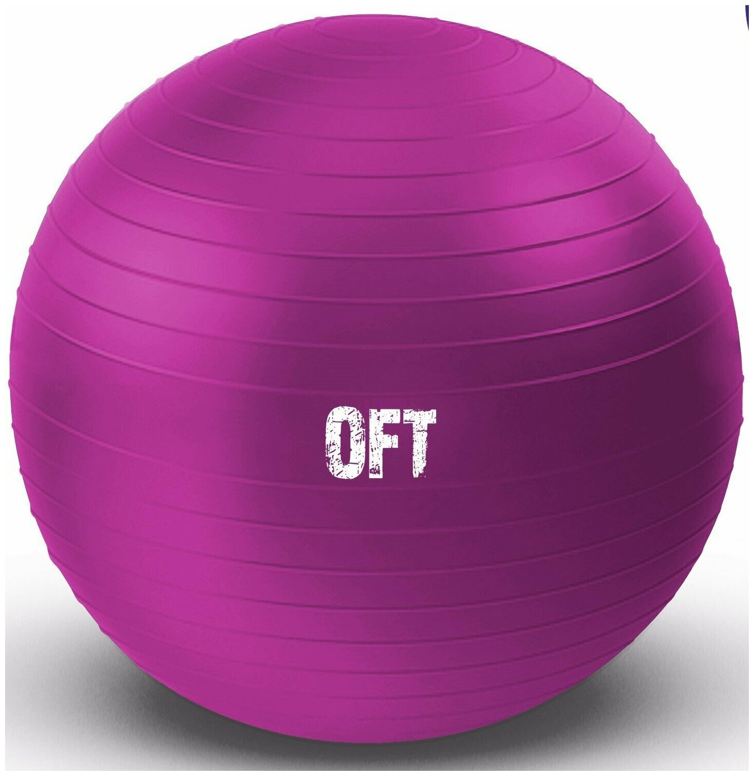 Мяч гимнастический ORIGINAL FIT.TOOLS FitTools FT-GBR-55, с насосом, 55 см