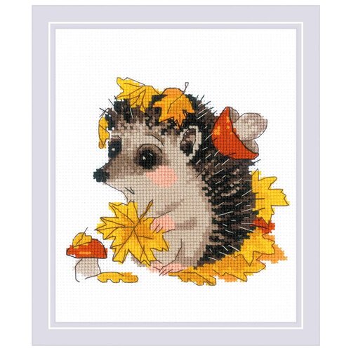 фото "riolis" набор для вышивания "сотвори сама" 1882 "грибочки для бабушки" 15 х 18 см риолис