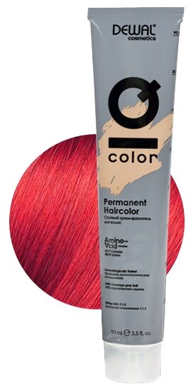 RED Краситель перманентный IQ COLOR, 90 мл DEWAL Cosmetics MR-DCRED