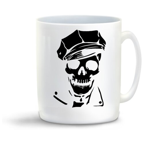 фото Кружка с приколом скилет coolpodarok