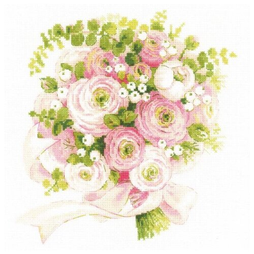 фото Набор свадебный букет 25х25 риолис 1867 1867