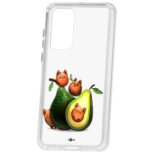 фото Чехол на huawei p40 kruche print авокотики