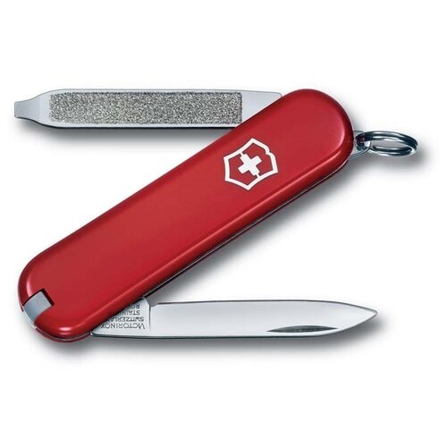 фото Victorinox. нож-брелок "escort", 58 мм, 6 функций, красный