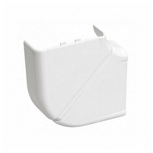 фото Угол плоский 90° - для односекционных кабель-каналов DLP 50х105 - белый. 010786 Legrand