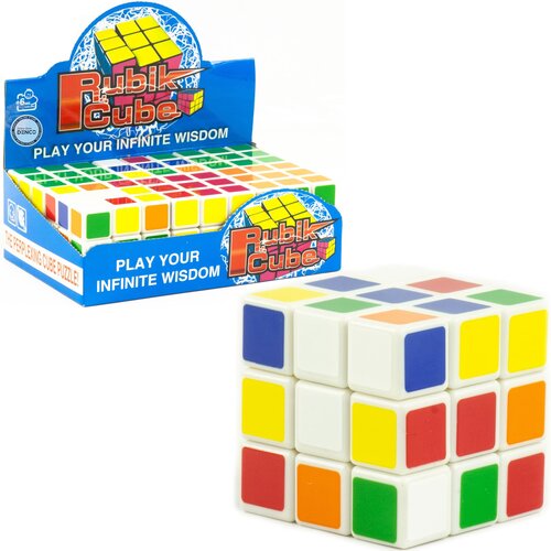 Головоломка Кубик Рубика 3х3 Rubik Cube 851A, 1 шт, развивающий подарок для ребенка 6 лет, для детей, для малыша волшебный кубик рубика 3х3 классический кубик 3х3 для логических акробатов spin master