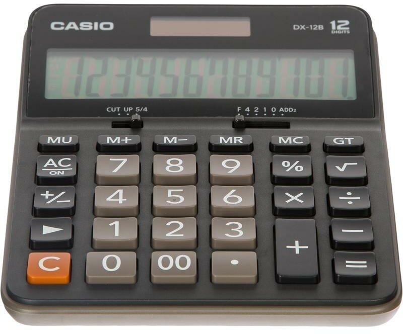 Калькулятор бухгалтерский CASIO DX-12B-W