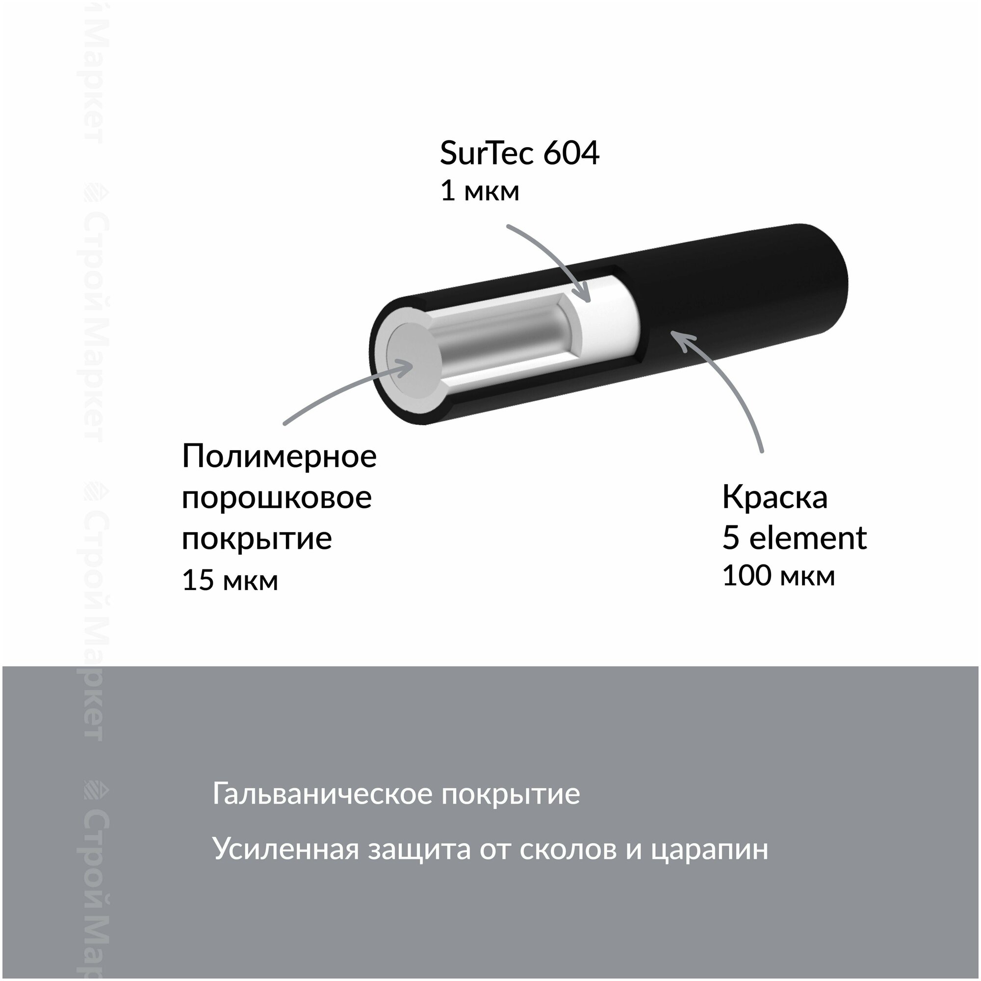 Стеллаж для ванной комнаты прямой трехъярусный 15x71x18 см цвет черный - фотография № 5