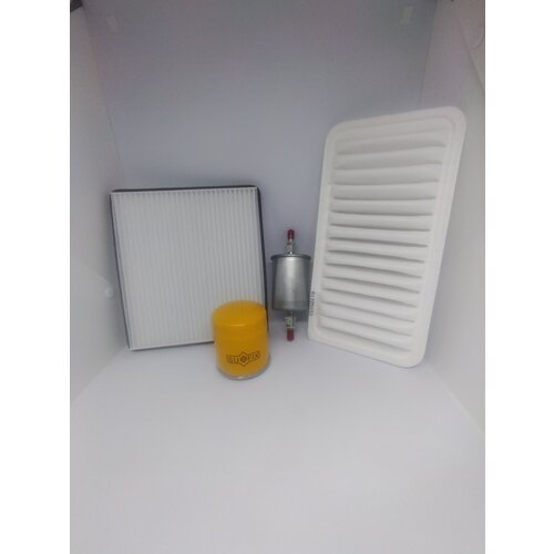 Комплект фильтров для ТО Lifan Solano 1,6 1,8 (Лифан Солано) Фильтр воздушный + салонный + масляный + топливный + кольцо