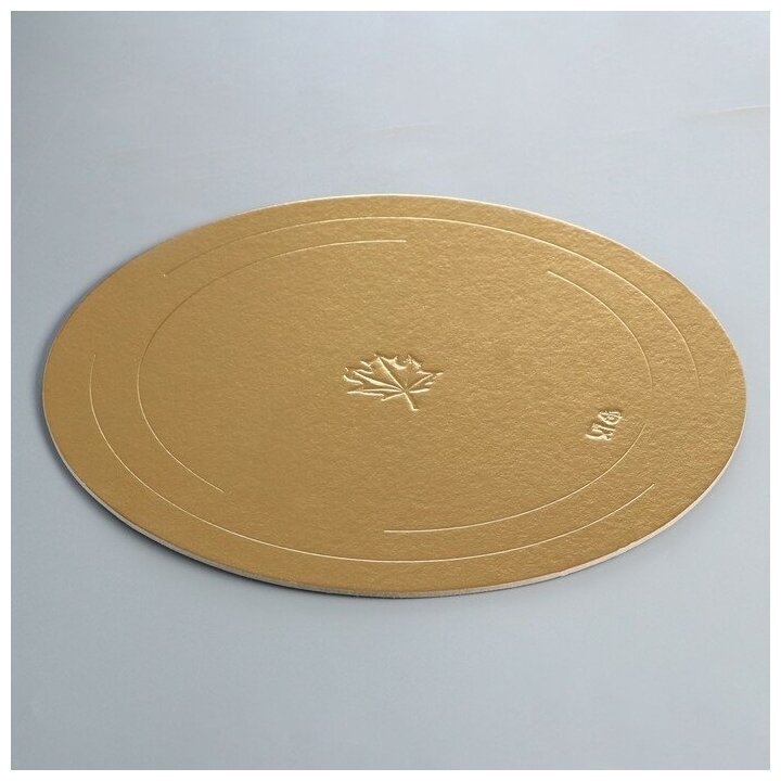 Подложка усиленная, 30 см, золото, 2,5 мм, набор 3 шт 9105719