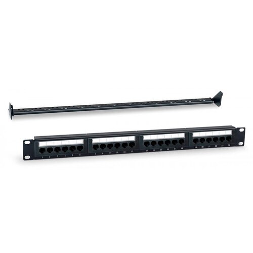 Патч-панель Hyperline WRLine WR-PL-24-C5E-D 19 1U 24xRJ45 кат.5e