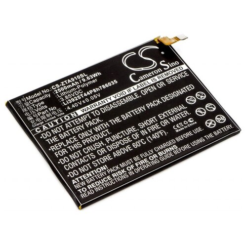 Аккумулятор Cameron Sino CS-ZTA910SL 2500 мАч для ZTE Blade A910 new 2540mah li3925t44p8h786035 battery for zte blade v7 z10 ba910 a910 a512 xiaoxian 4 bv0701 batteries gift tools stickers