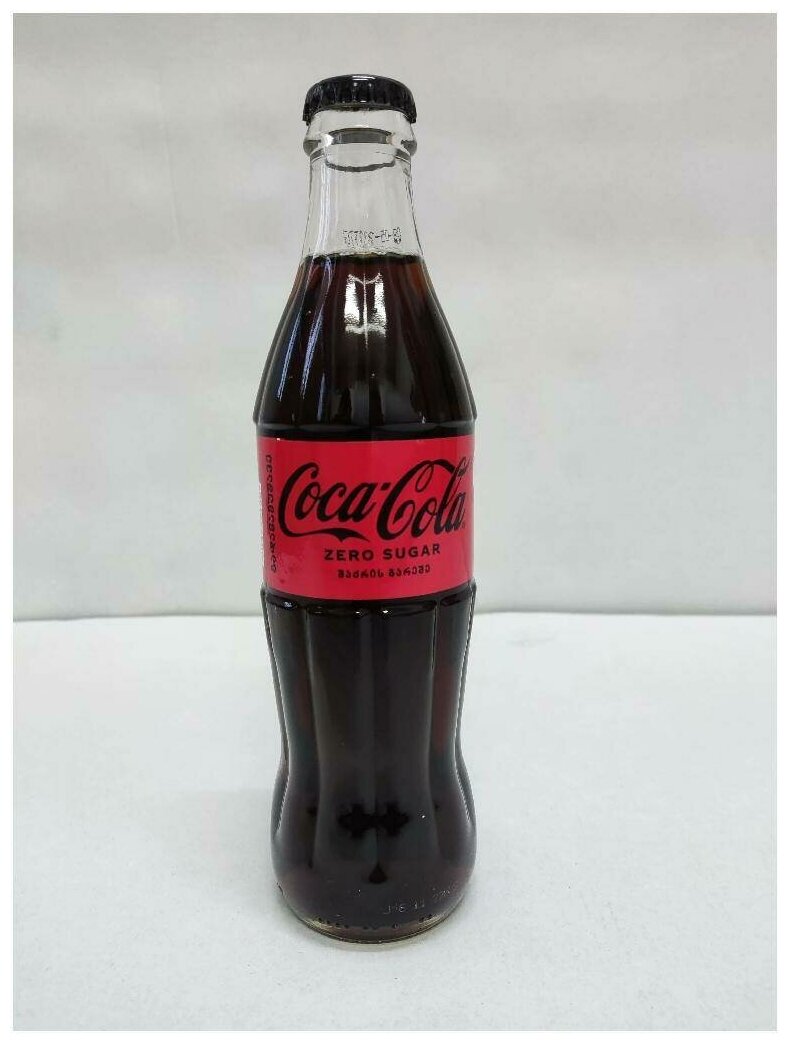 Coca-Cola ZERO, 15 шт 0.33 л, стекло, Напиток газированный Кока-Кола Зеро - фотография № 12