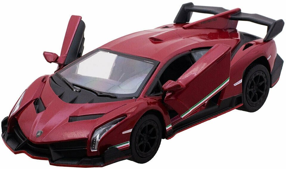 Машинка металлическая инерционная Lamborghini Veneno KT5367D 1:36 KINSMARTлическая инерционная Lamborghini Aventador LP 700-4 KT5355DF 1:38 KINSMART