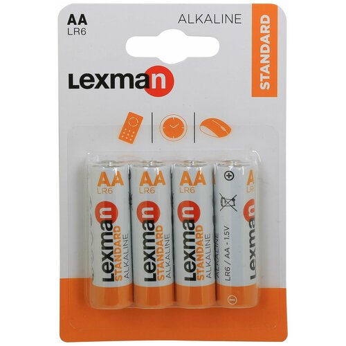 Батарейка алкалиновая Lexman LR6 АА 8 шт.