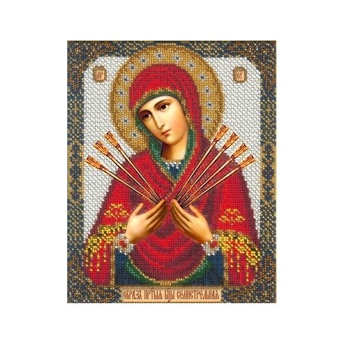 фото Набор богородица семистрельная 18х22,5 русская искусница 355
