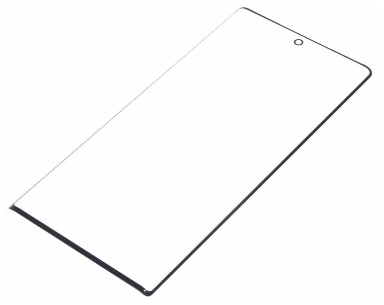 Стекло модуля для Samsung N970 Galaxy Note 10 черный AAA