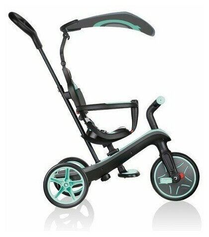 Велосипед трехколесный Globber Explorer Trike, 4 в 1, бирюзовый (632-105) - фото №17