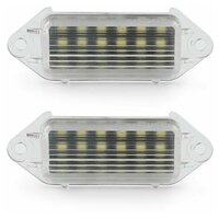 Светодиодная LED подсветка номера Mitsubishi Lancer 2003-2017, Lancer EVO X 2007-2019 2шт OEM 8341A099