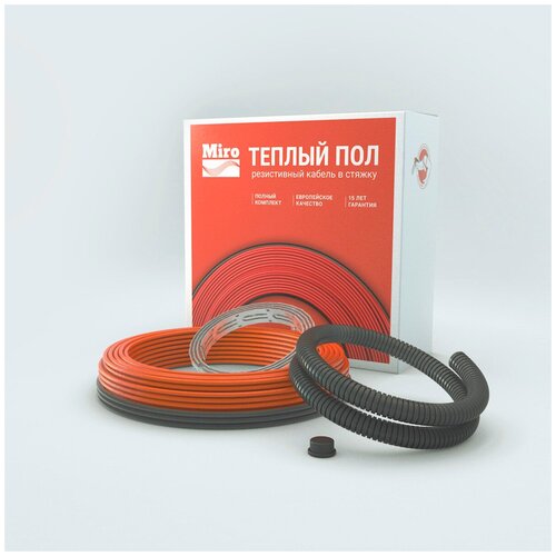 Нагревательный кабель Miro 100 м - 1500 Вт 15 Втм 9436₽