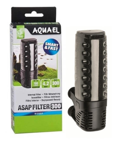 Фильтр внутренний AQUAEL ASAP FILTER 300 для аквариума до 100 л (300 л/ч, 4.2 Вт) - фотография № 13