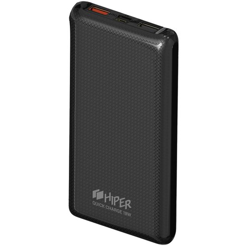 Портативный аккумулятор HIPER Quick 10000 mAh черный 75700₽