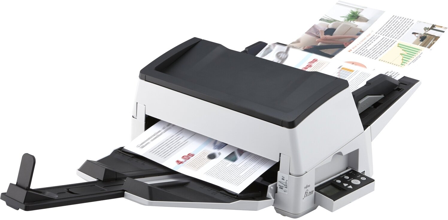 fi-7600, Document scanner, A3, duplex, 100 ppm, ADF 300, USB 3.0 Fujitsu - фото №5