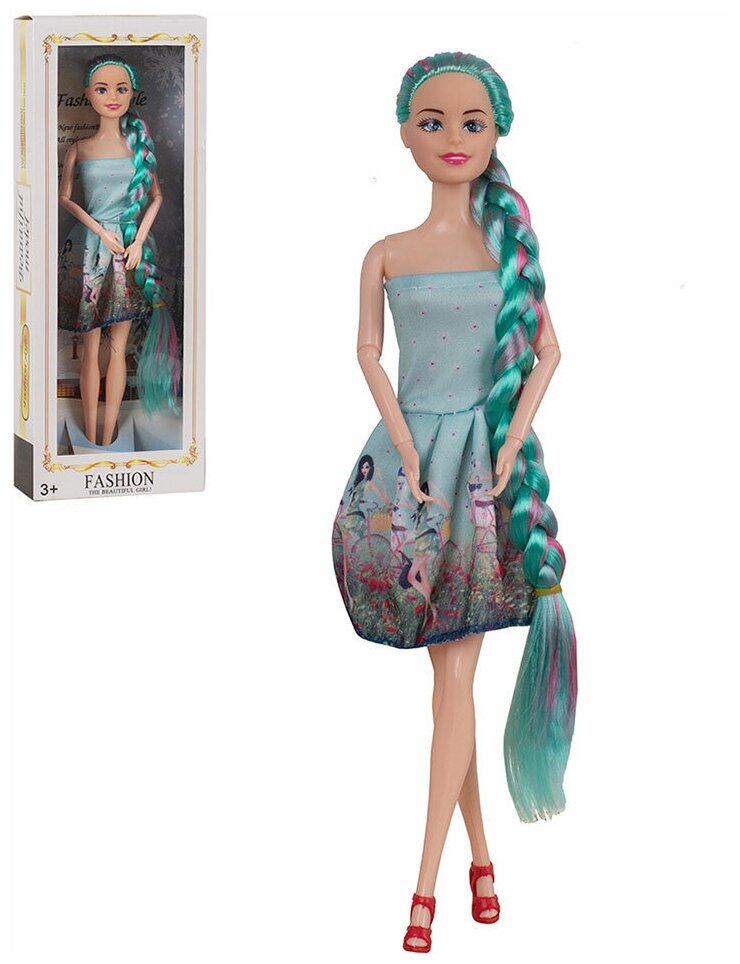 Кукла в платье / Кукла шарнирная с аксессуарами 30 см