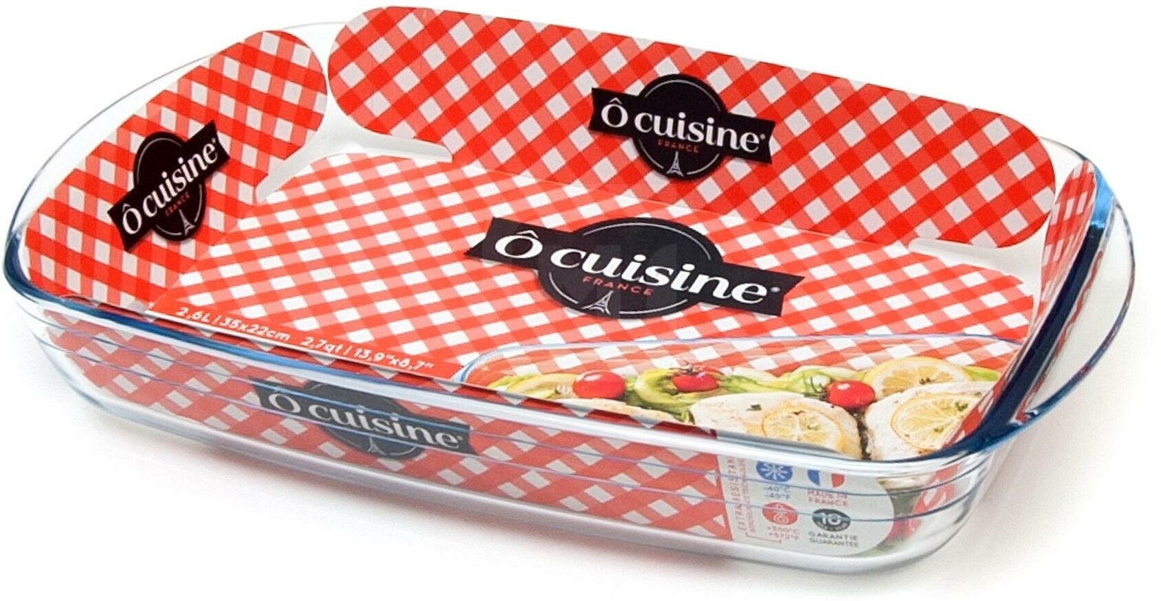 блюдо для запекания PYREX O cuisine 35х22см прямоугольное стекло - фото №4