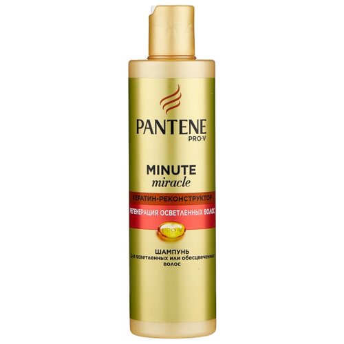 фото Pantene шампунь minute miracle регенерация осветленных волос 270 мл