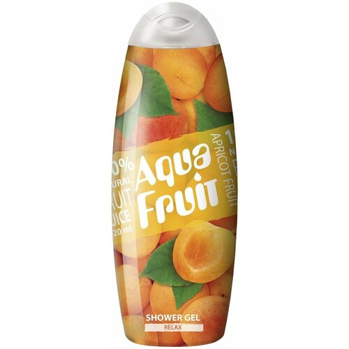 Гель для душа AQUAFRUIT Relax абрикос,420мл