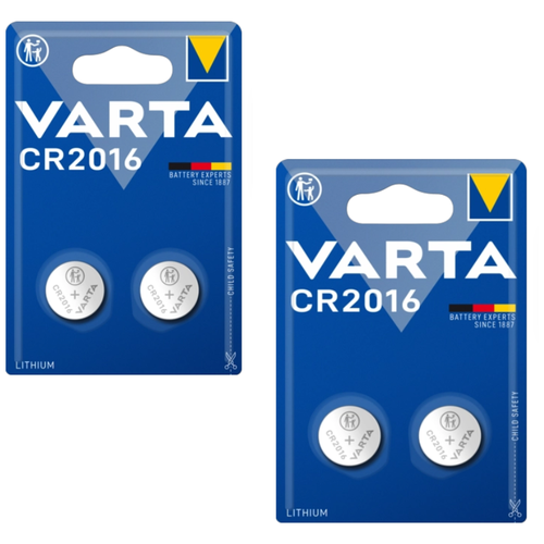 Набор из 4-х батареек литиевых VARTA Professional Electronics CR2016