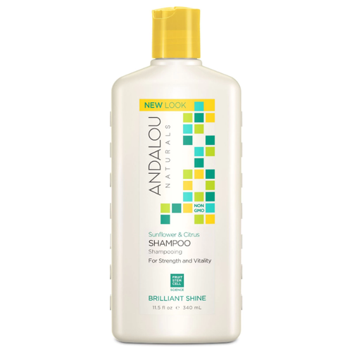 фото Andalou Naturals шампунь Brilliant Shine Sunflower & Citrus для блеска волос 340 мл