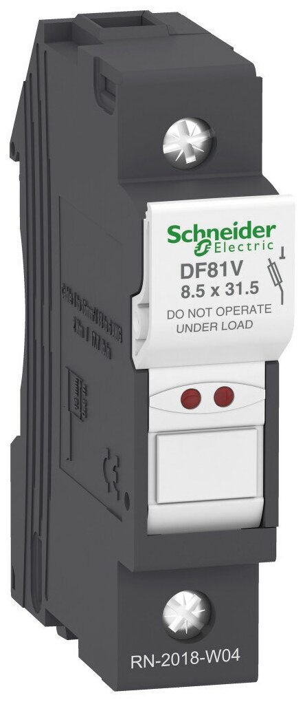 Разъединитель-предохранитель 25A. С указателем срабатывания 1Р.8,5Х31,5, SCHNEIDER ELECTRIC DF81V (1 шт.)