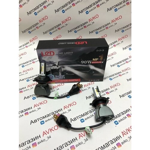 Светодиодные лампы S1 H4 90W 6000K SalMan (The Best Partner) LED лампы, диодные