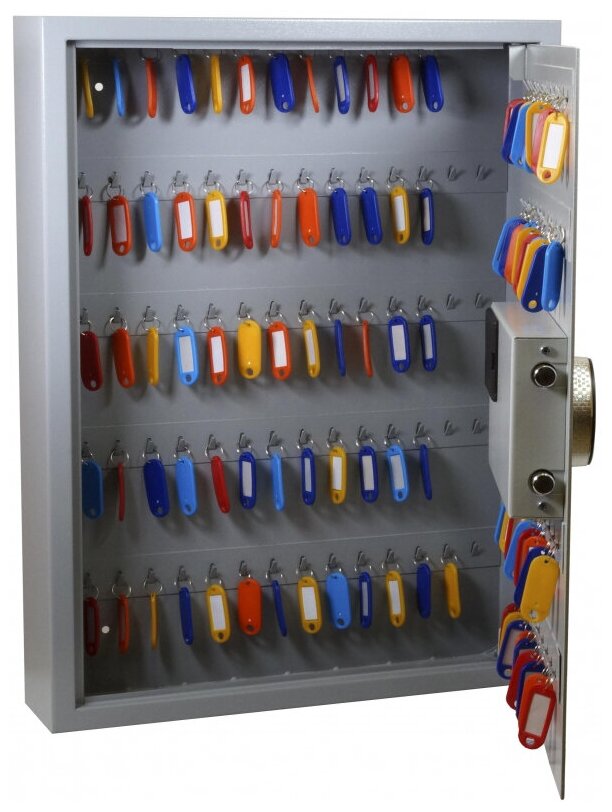 Шкаф для ключей COBALT KEY-100 на 100 ключей с брелоками, эл. замок - фотография № 1