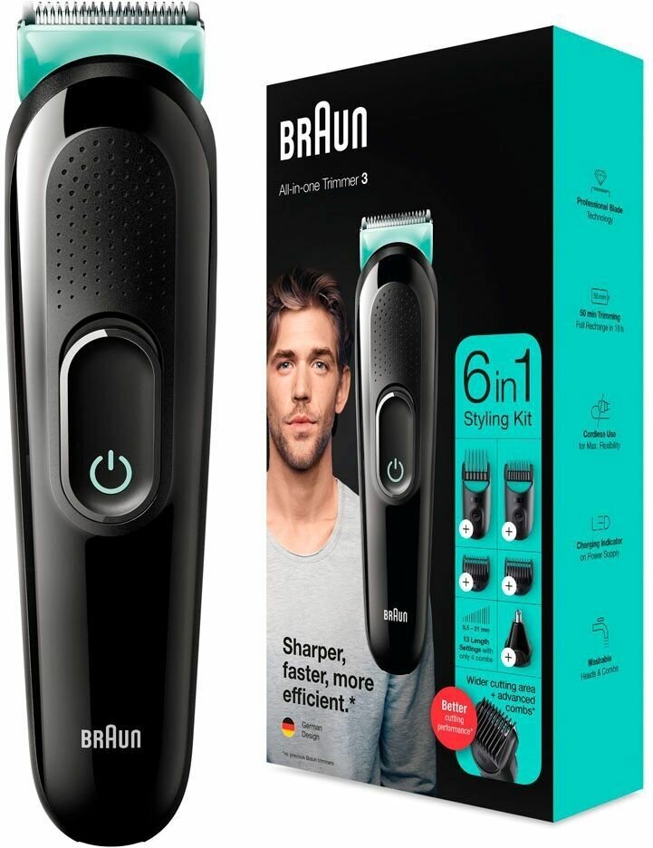 Триммер электрический Braun MGK7470 Blk/MAT тип 5544 - фото №2