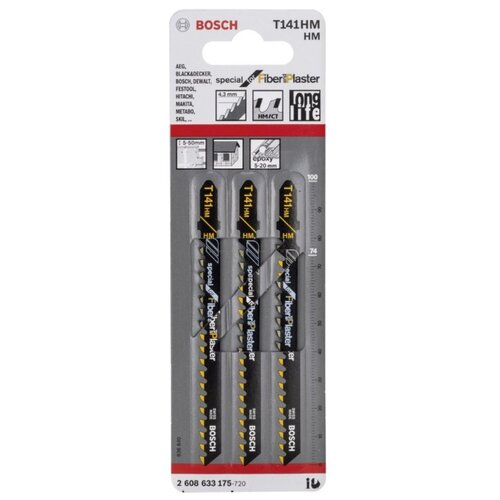 фото Набор пилок для электролобзика bosch 2608633175 3 шт.