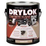 Краска для бетонных-гаражных полов на латексной основе Latex Concrete Floor Paint белая 3,78 л. Drylok - изображение