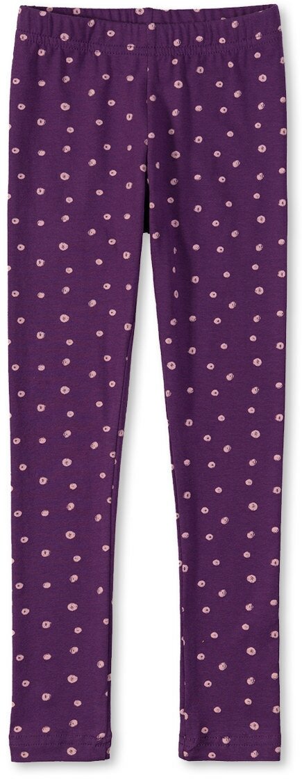 Лосины для девочки - Фиолетовый - Горох , размер 110