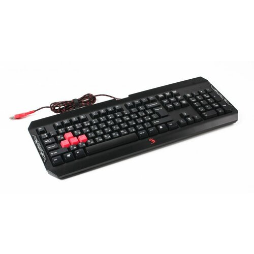 Клавиатура USB A4-Tech Bloody Q100 черная 196500₽