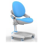 Детское кресло Mealux ZMAX-15 Plus (Цвет обивки:Голубой, Цвет каркаса:Белый металл) - изображение